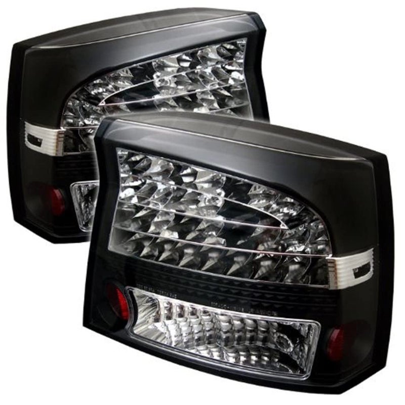Spyder Auto Spyder 5002273 Dodge Charger 06-08 LED Tail Lights - Black - Image 4