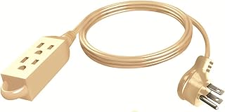 Stanley Stanley 31125 CordMax9 Appliance, Grounded 9ft 3-Outlet Low Profile Indoor Extension Cord, Beige  - Image 1