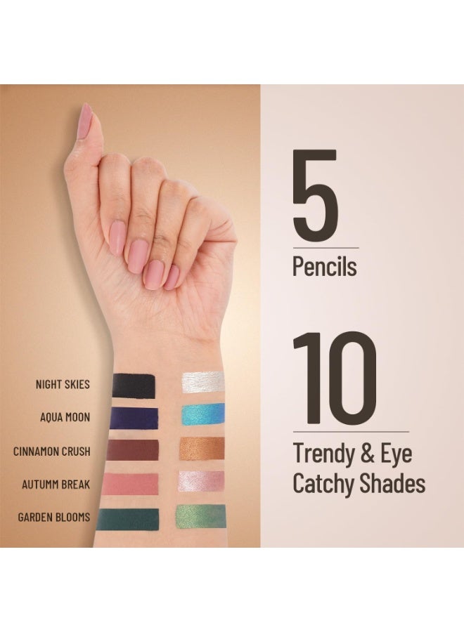 Swiss Beauty Chrome & Matte Twin Eyeshadow Stick | Mix of Matte and Shimmer | Easy to blend, non creasing eyeshadow | 24 Hour Stay | Shade- Cinnamon Crush, 2g - Image 5