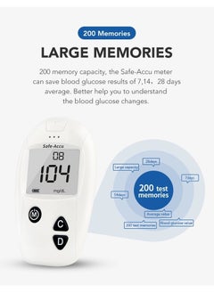 SINOCARE Posted by sinocare Blood Glucose Meter Sizes:17.5*16.3*5  - Image 3