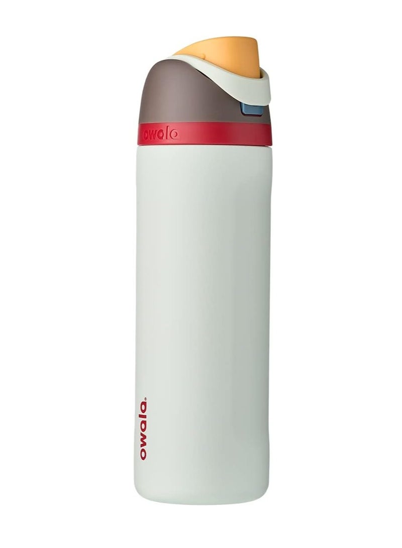 Owala FreeSip Insulated Stainless Steel Water Bottle with Straw for Sports, Travel, and School BPA-Free Sports Water Bottle, 24 oz  - Image 1