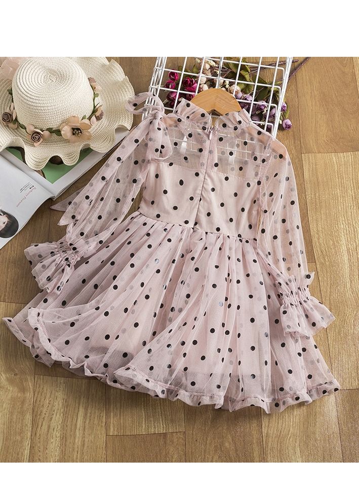 فستان فتاة Cute Dot Fashion متعدد الألوان - Image 2