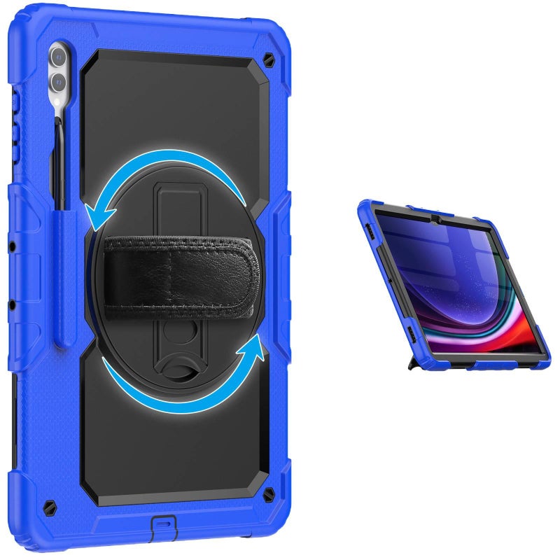 DGG Blue iPad Case Compatible with Multiple iPad Models with Pencil Holder - Image 1