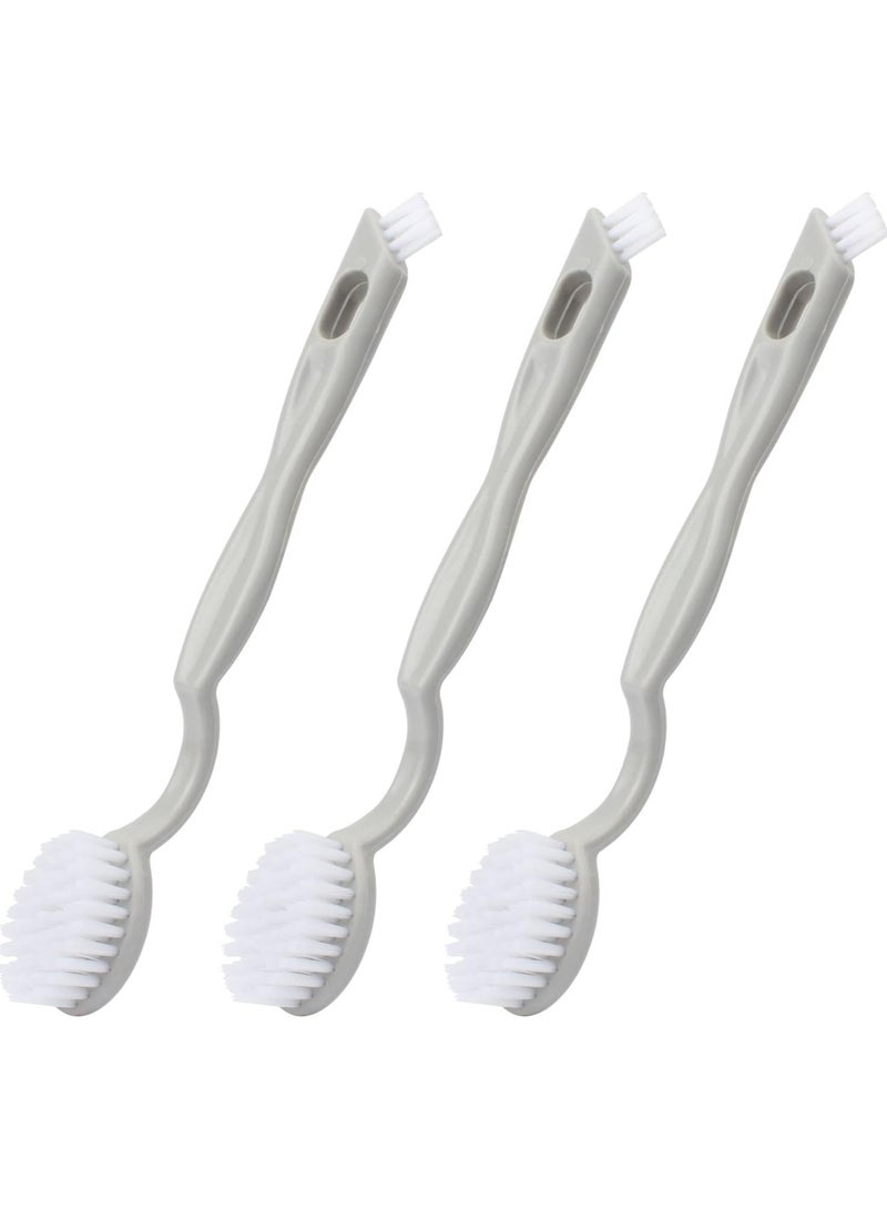Oasisgalore Double-Ended Shoe Brush, 3 PCS Long Shoe Cleaning Brush for Sneakers, Shoes, and Multi-Purpose Cleaning - Image 2