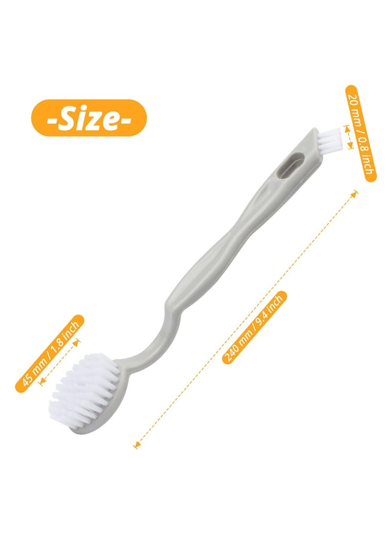 Oasisgalore Double-Ended Shoe Brush, 3 PCS Long Shoe Cleaning Brush for Sneakers, Shoes, and Multi-Purpose Cleaning - Image 3
