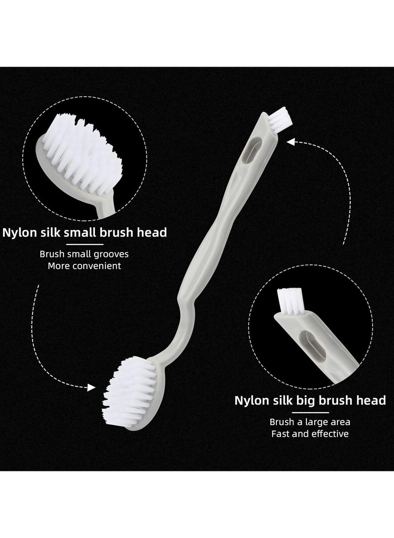 Oasisgalore Double-Ended Shoe Brush, 3 PCS Long Shoe Cleaning Brush for Sneakers, Shoes, and Multi-Purpose Cleaning - Image 4