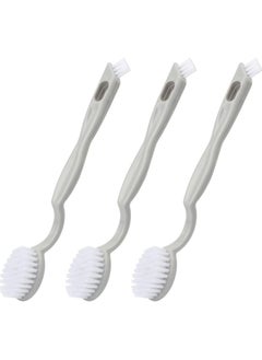 Oasisgalore Double-Ended Shoe Brush, 3 PCS Long Shoe Cleaning Brush for Sneakers, Shoes, and Multi-Purpose Cleaning  - Image 1