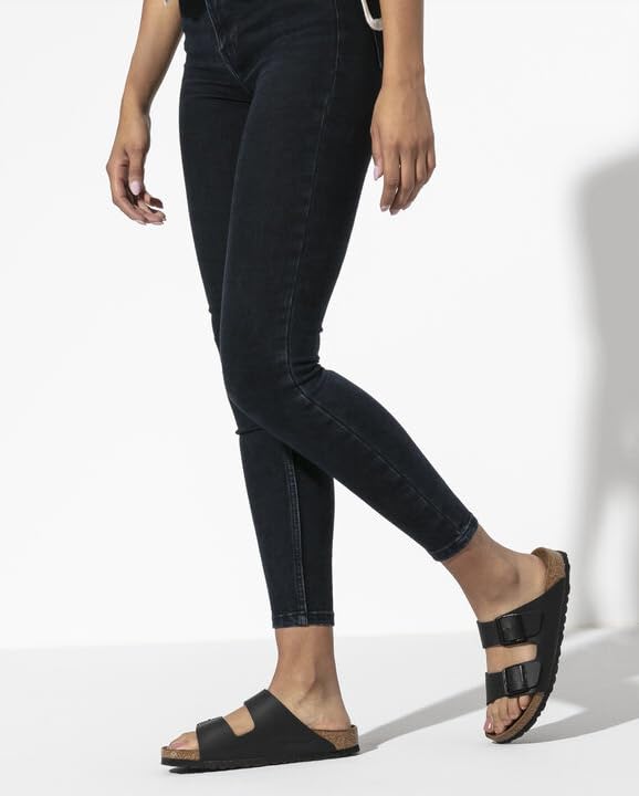 BIRKENSTOCK صندل بيركنستوك يونيكس أريزونا، جلد أسود مزيت، 40 م EU - Image 2
