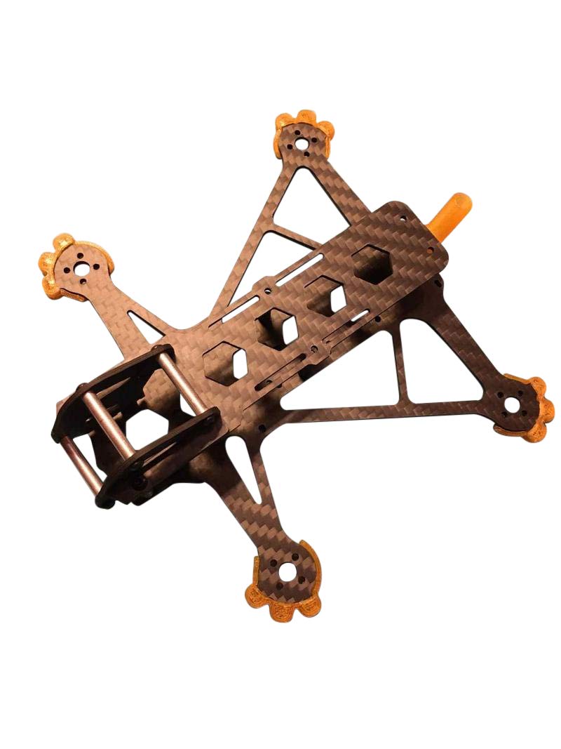 usmile Dragon Frog 3 Inch 139mm Cinewhoop Whoop Frame Kit for DJI Caddx Vista digital hd system RC Drone FPV Racing Carbon fiber Quadcopter Drone Frame - Image 2