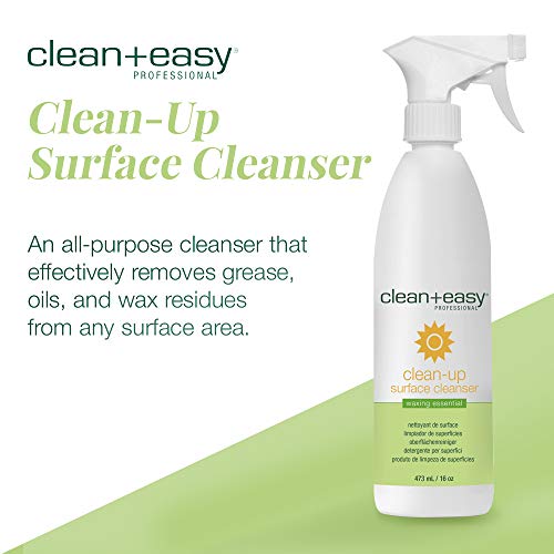 Clean + Easy Clean-Up Surface Wax Cleanser - Wax Remover Pre-Wax Spray for Spills & Residue, Oil And Grease From Warmer, 16 oz - Image 3
