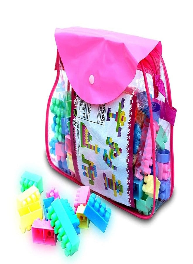 ARIZON ENTERPRISE ARIZON DIY Best Baby Gift Building Blocks - Creative Learning Educational Toy for Kids - Puzzle Assembling Shape Building Unbreakable Toy Set (125 Pieces) - Image 1