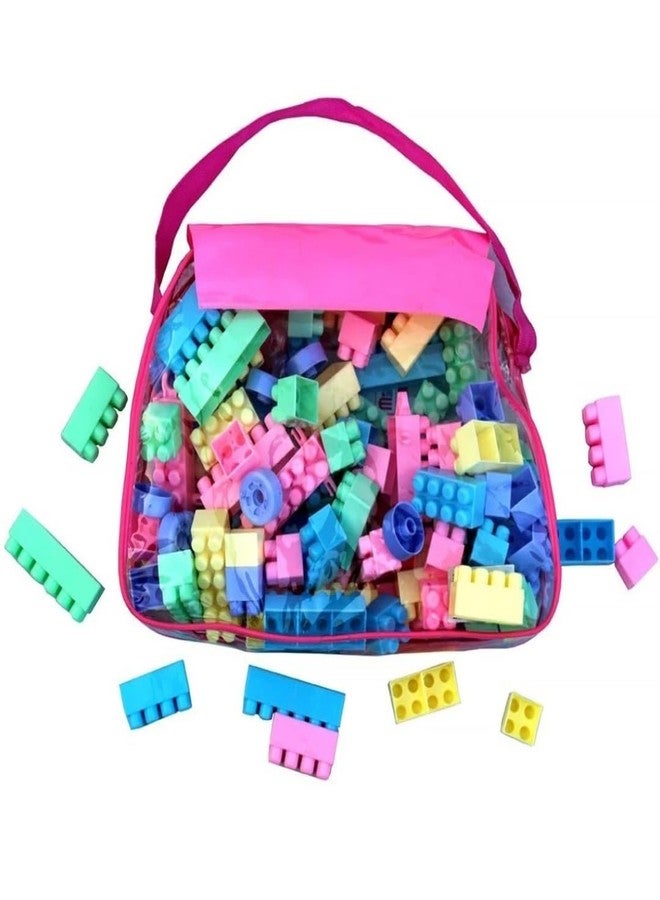 ARIZON ENTERPRISE ARIZON DIY Best Baby Gift Building Blocks - Creative Learning Educational Toy for Kids - Puzzle Assembling Shape Building Unbreakable Toy Set (125 Pieces) - Image 4