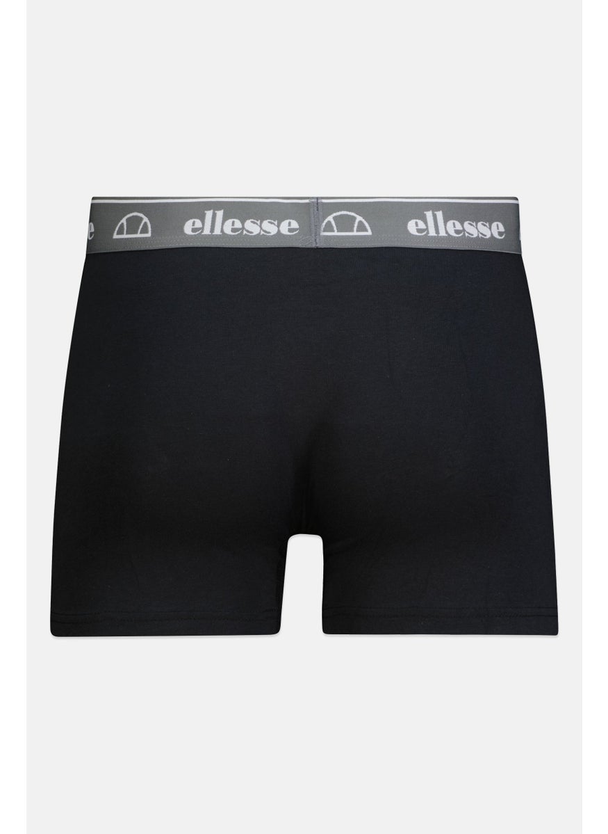 Ellesse Men 3 Pcs Brand Logo Pull On Hipster Boxer, Multicolor  - Image 2
