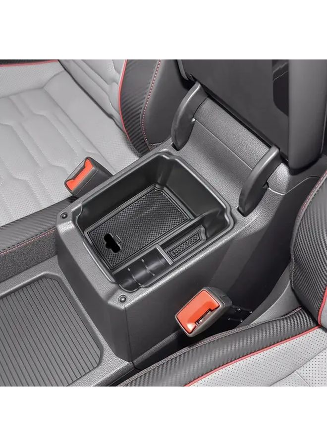 Black Storage Box For 2018-2024 Tiguan And Taos Durable ABS Container Designed For Comfortline S Se Sel And R-Line Models - Image 5
