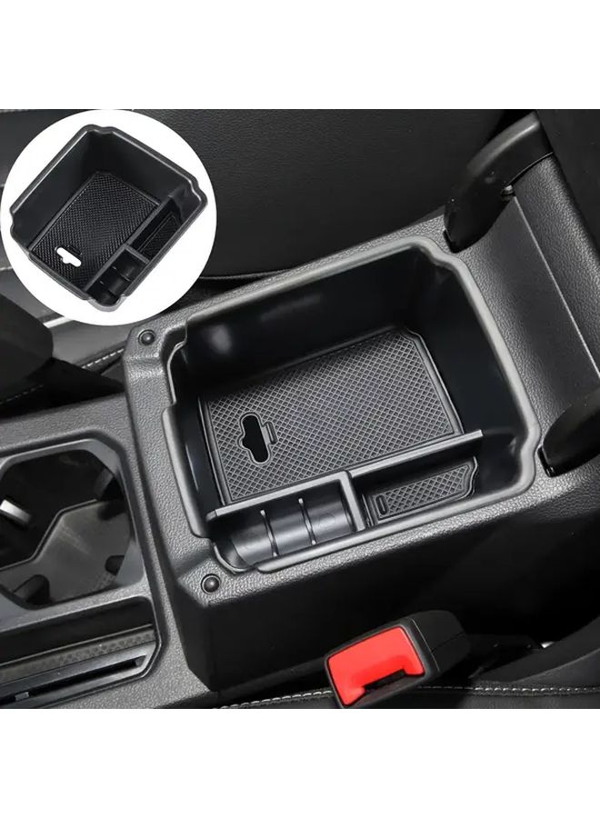 Black Storage Box For 2018-2024 Tiguan And Taos Durable ABS Container Designed For Comfortline S Se Sel And R-Line Models - Image 1