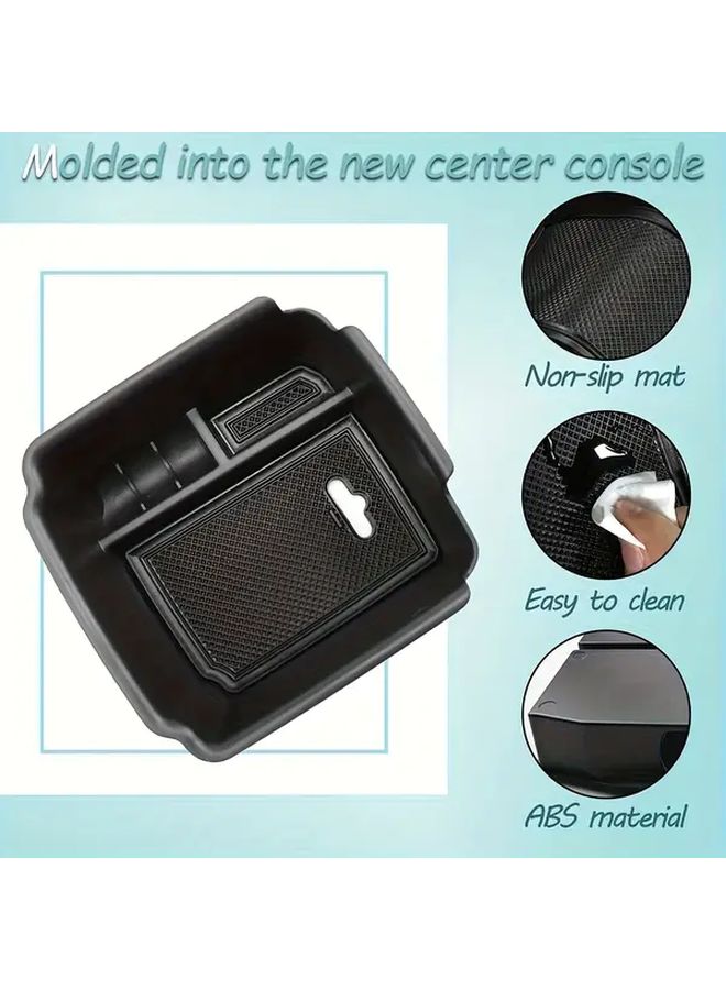 Black Storage Box For 2018-2024 Tiguan And Taos Durable ABS Container Designed For Comfortline S Se Sel And R-Line Models - Image 3