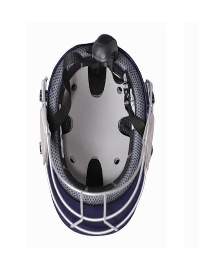 SS Sunridges SS Cricket Gutsy Premium Cricket Helmet - Men's, Navy Blue - Medium Size - Image 4
