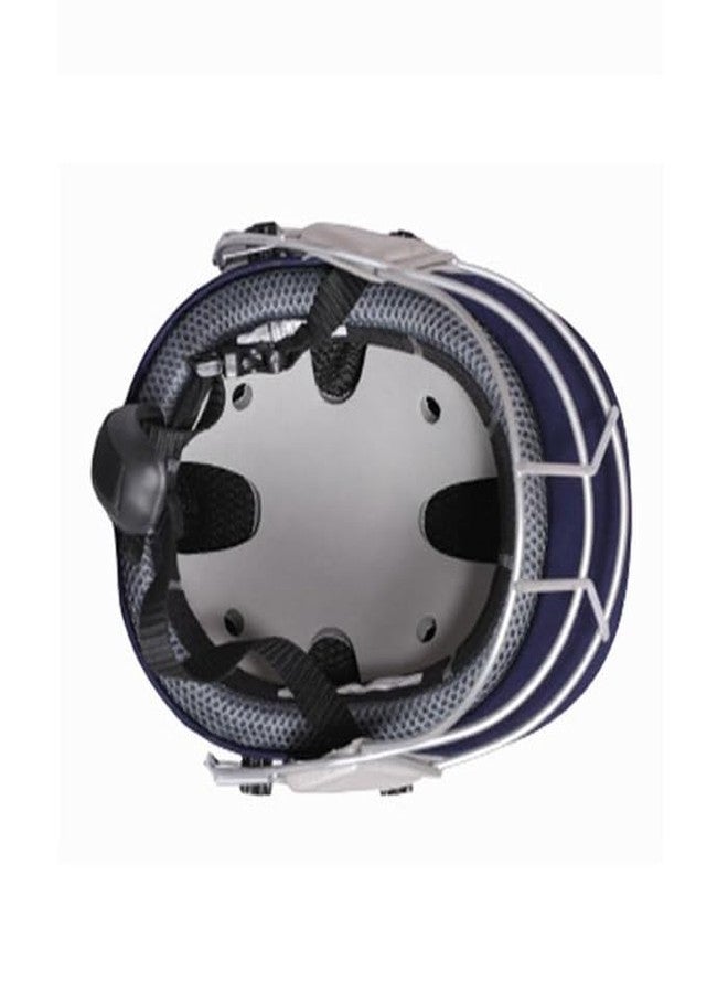SS Sunridges SS Cricket Gutsy Premium Cricket Helmet - Men's, Navy Blue - Medium Size - Image 3