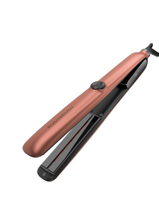 راش براش مكواة فرد الشعر X6 Plus ذهبي وردي  - Image 2