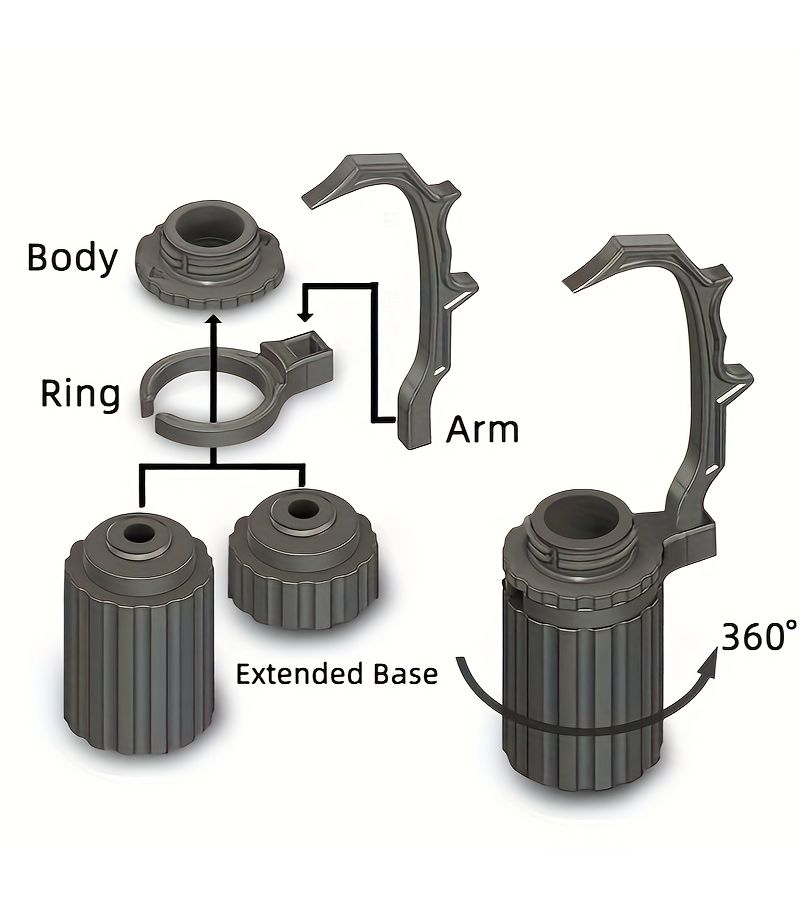 Adjustable Model Painting Handle For DIY Painter With 360 Degree Rotating Clamp - Image 4