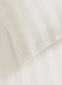Master Home Textile King Microfiber Sheet Set, King Size 3 Pieces, Hotel Stripes design  - Image 4