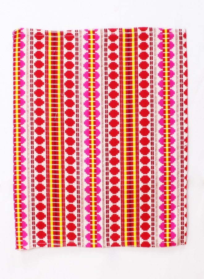 BRICK HOME Aztec Red Woven Fabric Table Placemats Pack of 6 (12 X 18 Inches) - Image 5