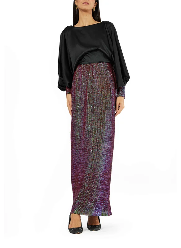 Amri Pleated maxi dress