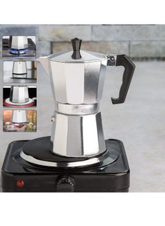 Generic 3-Cup Countertop Espresso Percolator Silver/Black  - Image 5