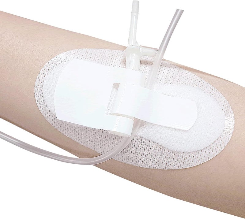QCWN Foley Catheter Stabilization Device 5 Pack Catheter Tube Holder Leg Sticker for Urinary Drainage Feeding Tubes Breathable Non-Woven Adhesive Catheter Securement Device Accessories (White) - Image 4