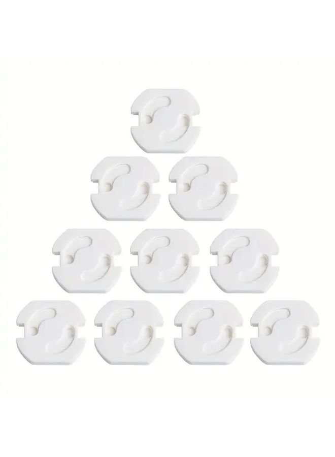 10pcs Rotating Locking EU Outlet Covers Babyproofing Electrical Socket Protectors - Image 5