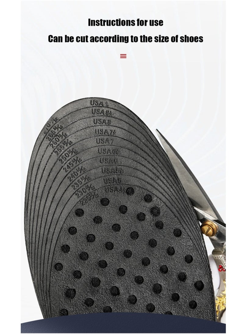 Boost Your Height Instantly with 1pc Invisible Height Increasing Insole - Adjustable Shoe Heel Insole With Air Cushion For Variable Taller Support Foot Pad (1.18-3.54inch/3-9cm)