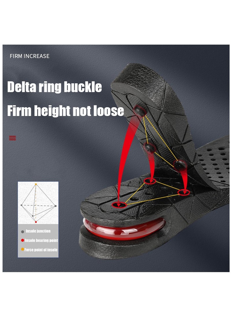 Boost Your Height Instantly with 1pc Invisible Height Increasing Insole - Adjustable Shoe Heel Insole With Air Cushion For Variable Taller Support Foot Pad (1.18-3.54inch/3-9cm)