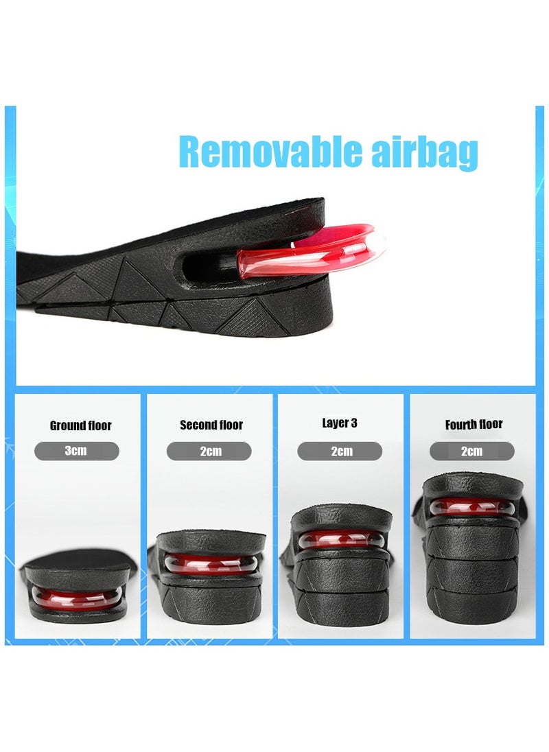 Boost Your Height Instantly with 1pc Invisible Height Increasing Insole - Adjustable Shoe Heel Insole With Air Cushion For Variable Taller Support Foot Pad (1.18-3.54inch/3-9cm)
