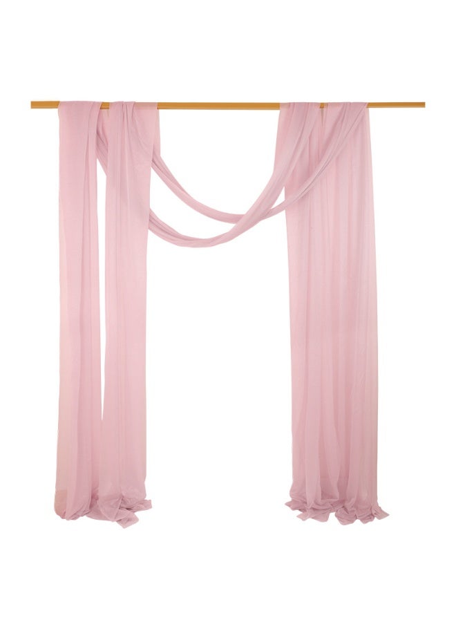 RATSAW 75 x 600 CM Wedding Arch Draping Sheer Fabric for Ceremony Party Reception Decorations  Retro Pink - Image 5
