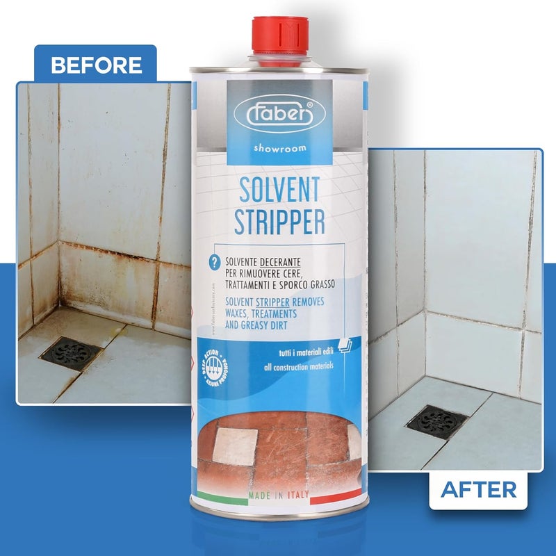 Faber Showroom Solvent Stripper for Removal of Waxes Treatments and Greasy Dirt 1L - Image 4