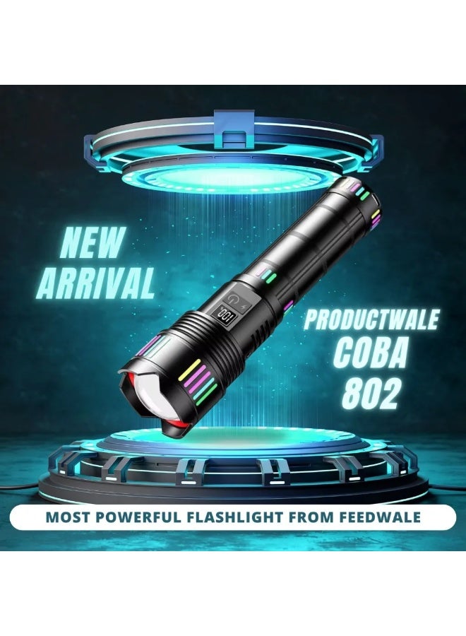 COBACB-802-1 Flashlight - 3 km range and powerful light - Image 2