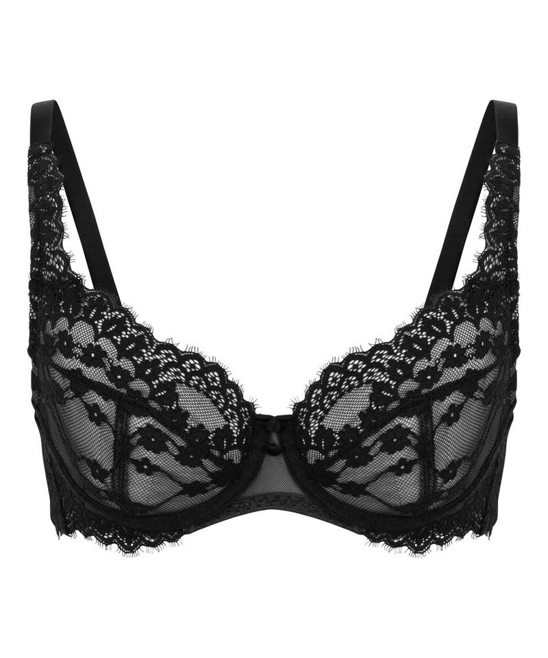 hunkemoller Lace Plunge Neck Bra  - Image 5