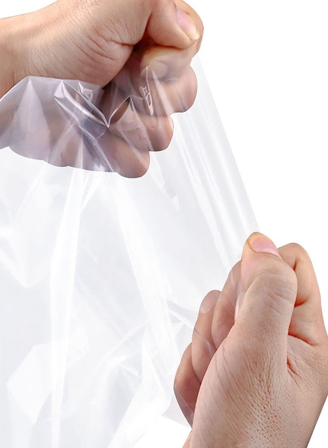 Zcintert Clear Cello Cellophane Treat Bags, 100 Pcs - 7.9" x 11" (2mils), Plastic Gift Bags for Candy, Party Favor, Cookies, Candies Packaging, with 4” Twist Ties - Image 5