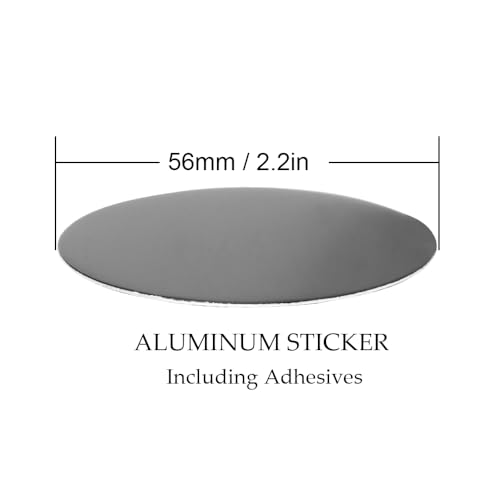 RTRHINOTUNING 4pcs 56mm/2.2in Wheel Center Caps Stickers Black Aluminum Alloy Anti-Rust Badge Emblems Decals - Image 2