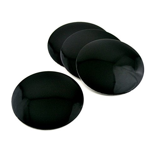 RTRHINOTUNING 4pcs 56mm/2.2in Wheel Center Caps Stickers Black Aluminum Alloy Anti-Rust Badge Emblems Decals - Image 5