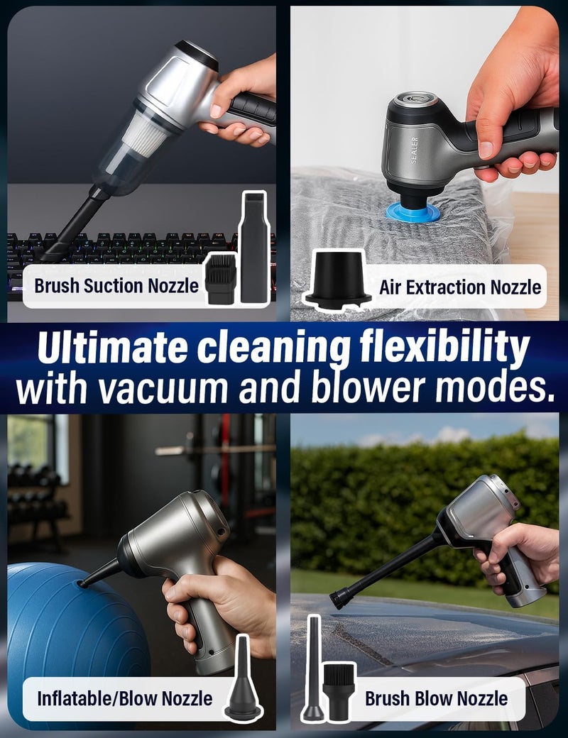 EcoNour High Power Car Vacuum Cleaner with Multiple Attachments - Image 5