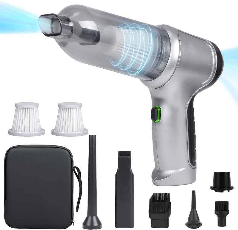 EcoNour High Power Car Vacuum Cleaner with Multiple Attachments - Image 1