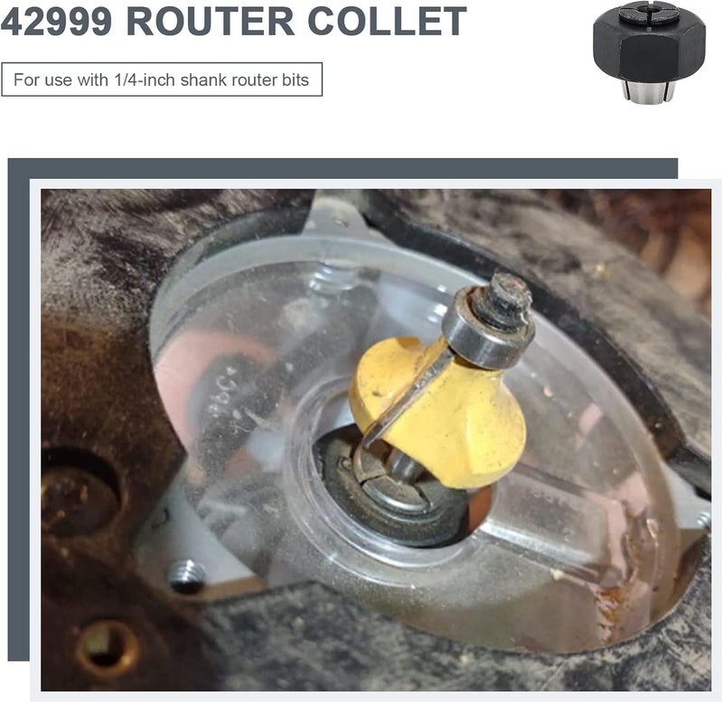 Thaekuns 42999 1/4 بوصة قلاووظ راوتر يناسب موديلات PORTER CABLE وDelta وB&D - Image 4
