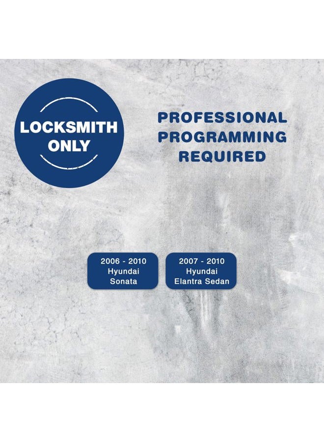 KeylessOption Key Fob Replacement for 2006 2007 2008 2009 2010 Hyundai Sonata Elantra Remote, 3-Button with Panic OSLOKA-310T, Locksmith Required - Image 3