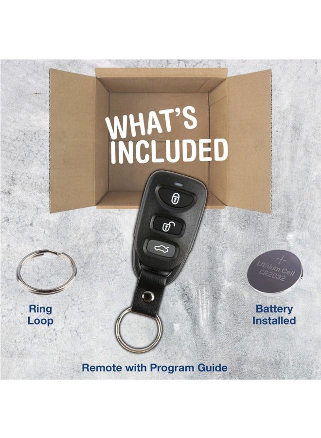 KeylessOption Key Fob Replacement for 2006 2007 2008 2009 2010 Hyundai Sonata Elantra Remote, 3-Button with Panic OSLOKA-310T, Locksmith Required - Image 2