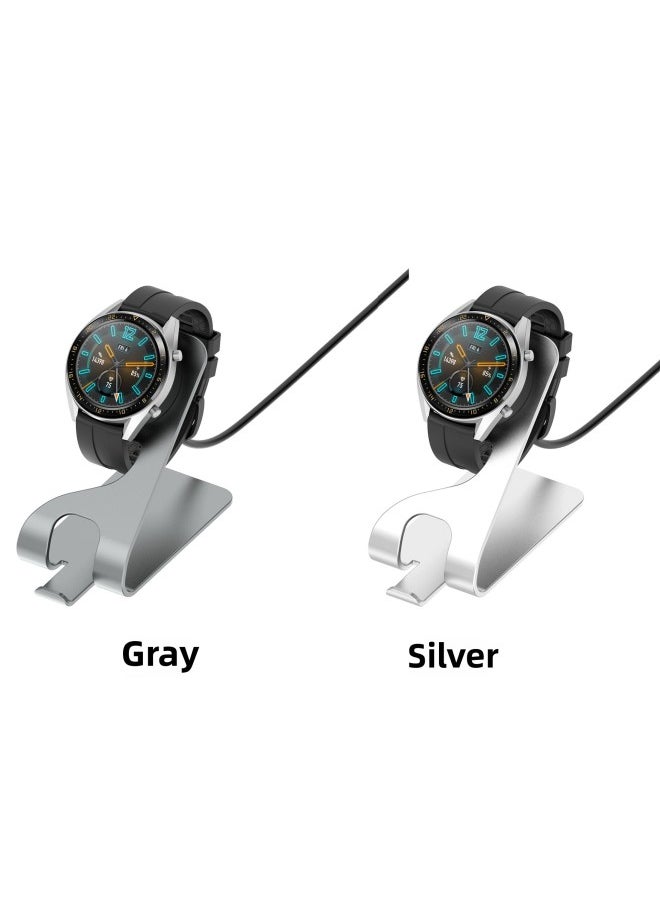 Generic Xinyuan Shuntong Suitable For Huawei Watch GT5 Aluminum Alloy Charger For Huawei Watch GT5 Metal Bracket-Color:Silver-Model Specifications:Applicable To Gt5/gt4/watch3/gt2 Pro  - Image 5