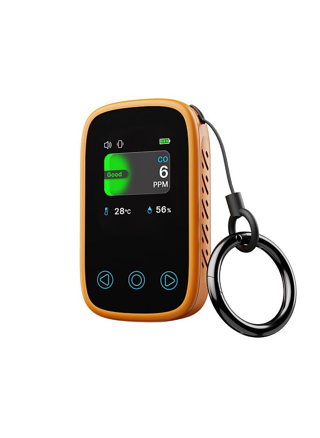 Generic 3in1 Air Quality Tester CO Temperature Humidity Detector NDIR Sensor Auto Brightness Adjustable Digital TFT LCD Display with Carbon Monoxide Calibration Temperature Unit Switching Functions  - Image 1