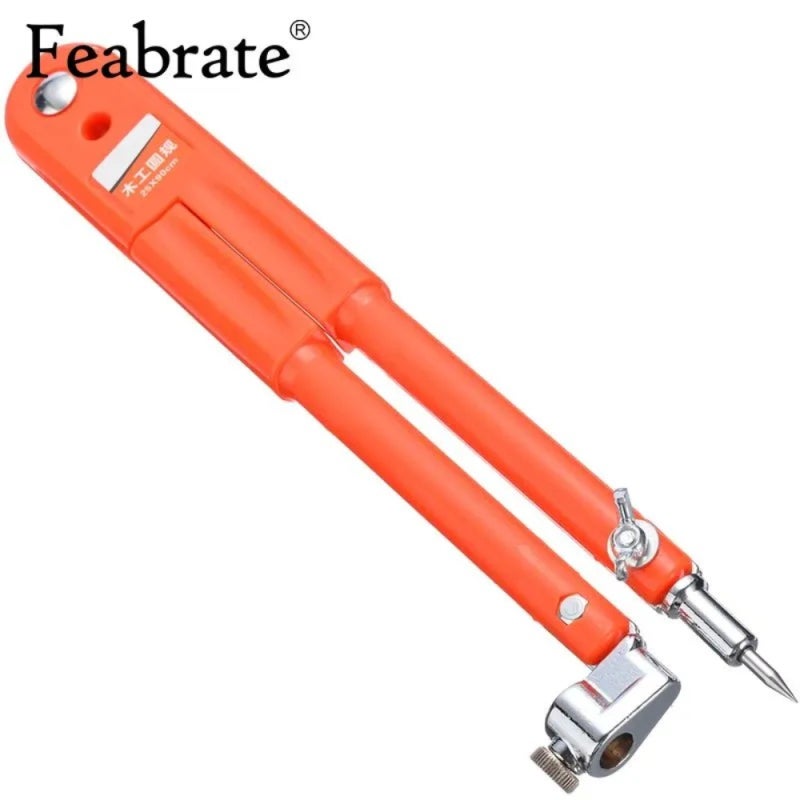 Carpenter's Precision Kit Woodworking Tools High-Carbon Steel - Woodworking Compass Polypropylene Tools Vibrant Orange for Professional Carpentry DIY Enthusiasts - Image 4