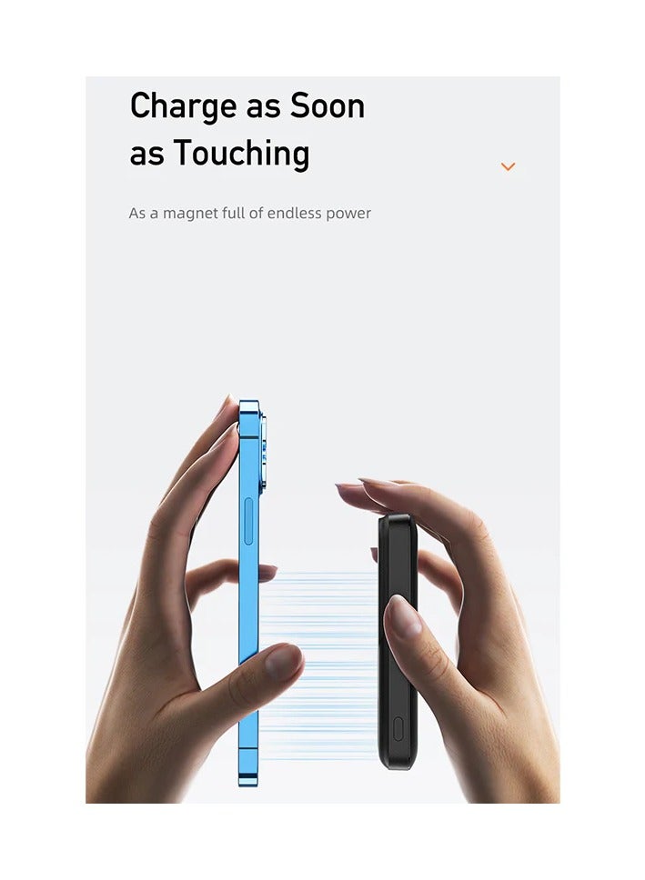 Awei P139K 10000mAh Portable Powerbank Magnetic Wireless - Image 4