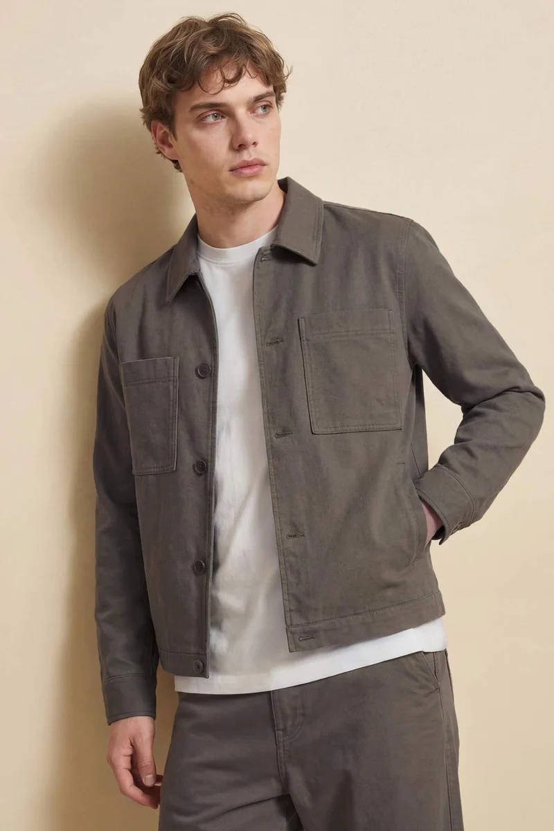 ديفاكتو Slim Fit Lined Jacket